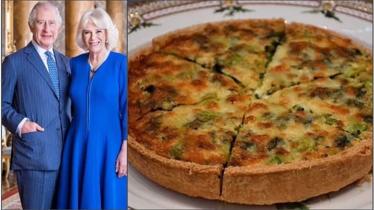 Κάρολος Καμίλα quiche σπανάκι