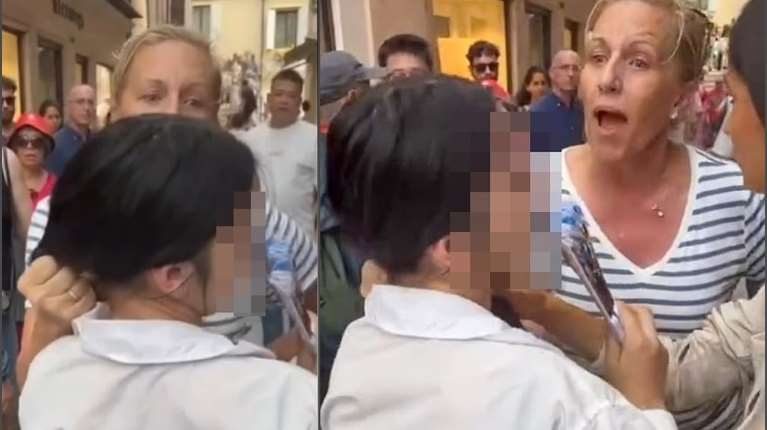 Ο εφιάλτης κάθε τουρίστα: Αμερικανίδα  άρπαξε από τα μαλλιά 14χρονη κλέφτρα πορτοφολιών - Τη &quot;συνέλαβε&quot; επ&#39; αυτοφώρω [βίντεο]