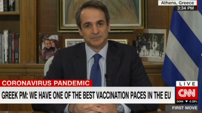 Ο Κυριάκος Μητσοτάκης στο CNN: Το επόμενο 48ωρο το σχέδιο για επιστροφή στην κανονικότητα - Θα είμαστε ανοιχτοί το καλοκαίρι