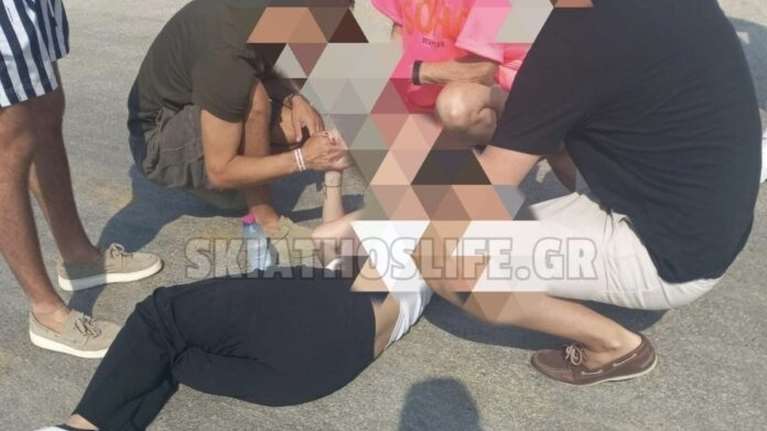 Πανικός στη Σκιάθο: Γυναίκα παρασύρθηκε από τουρμπίνα αεροπλάνου κατά την απογείωση [Βίντεο]