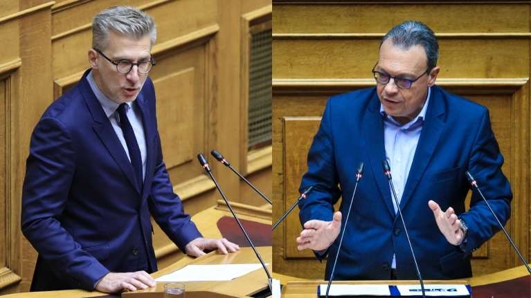 Κόντρα Σκέρτσου- Φάμελλου στη Βουλή: &quot;Μαθήματα δημοκρατικού ήθους δεν είναι ανεκτά από τον ΣΥΡΙΖΑ&quot;- Παρέμβαση της Λινού