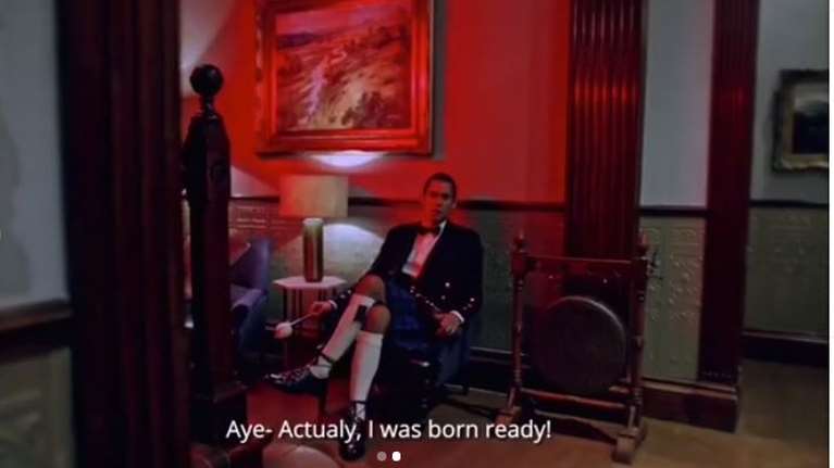 O Κοντιζάς στη Σκωτία με κιλτ: Γοητευτικός και με αυτοπεποίθηση [Βίντεο]