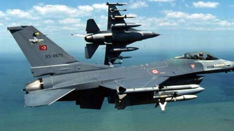 Τουρκικά F-16  πάνω από πέντε ελληνικά νησιά του Αιγαίου αργά το μεσημέρι