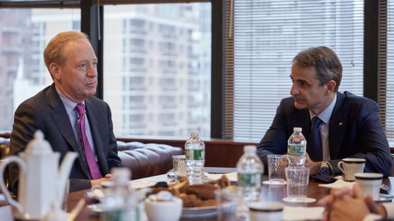Συνάντηση Μητσοτάκη με τον πρόεδρο της Microsoft - Το ενδιαφέρον της εταιρείας για την Αρχαία Ολυμπία [Εικόνες]