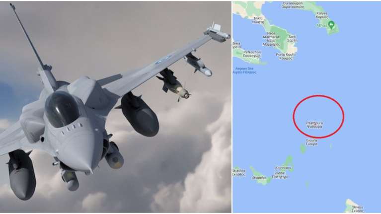 Πτώση F-16: Μιάμιση ώρα πάλευε με τα κύματα ο πιλότος στη θάλασσα - Η &quot;κατάρα της Ψαθούρας&quot;