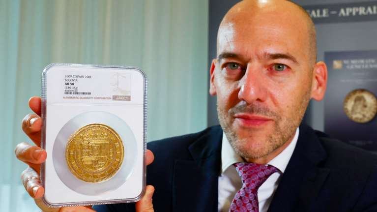Ισπανικό χρυσό κέρμα του 1609 βγαίνει στο σφυρί με τιμή εκκίνησης 2 εκατ. ελβετικά φράγκα - Αναμένεται να σπάσει κάθε ρεκόρ