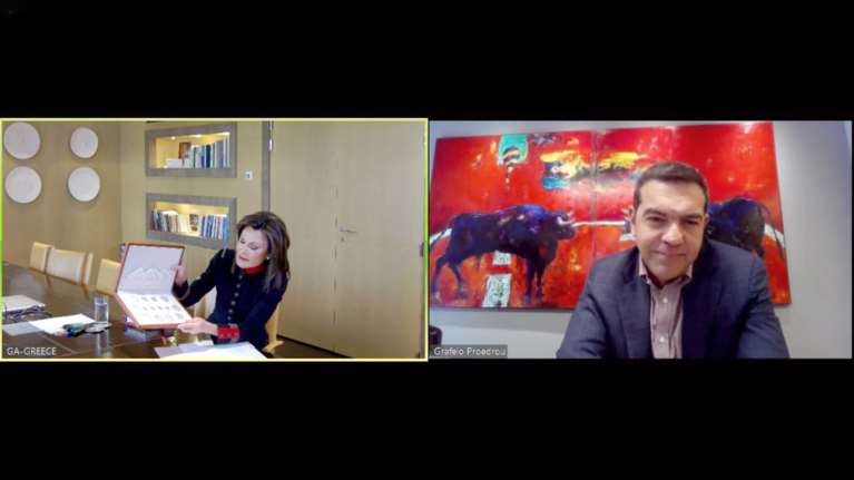 Γιάννα Αγγελοπούλου: Τηλεδιασκέψεις με τους αρχηγούς της αντιπολίτευσης για το πρόγραμμα του &quot;Ελλάδα 2021&quot;