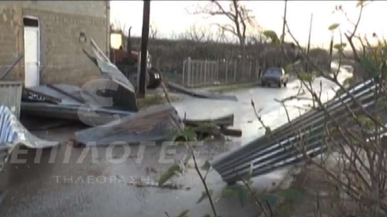 Σέρρες: Ανεμοστρόβιλος &quot;σάρωσε&quot; την κοινότητα Τούμπα -  Ζημιές σε σπίτια