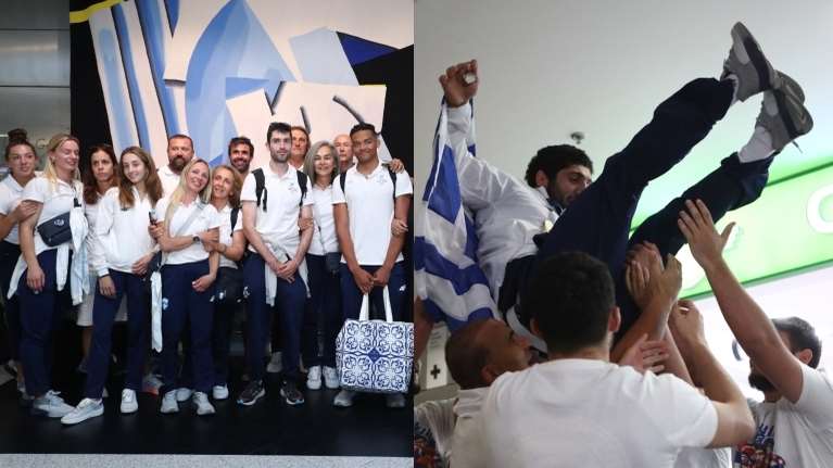 Ολυμπιακοί Αγώνες: Επέστρεψε η ελληνική αποστολή από το Παρίσι- Σήκωσαν στα χέρια τον Νταουρέν- Ακυρώθηκαν οι εκδηλώσεις