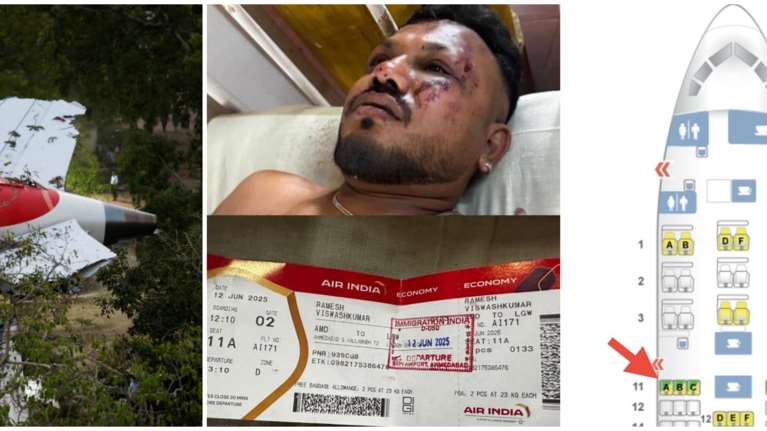 Θαύμα στα συντρίμμια: Αυτός είναι ο μοναδικός επιζών επιβάτης της αεροπορικής τραγωδίας στην Ινδία - Πώς σώθηκε [βίντεο]