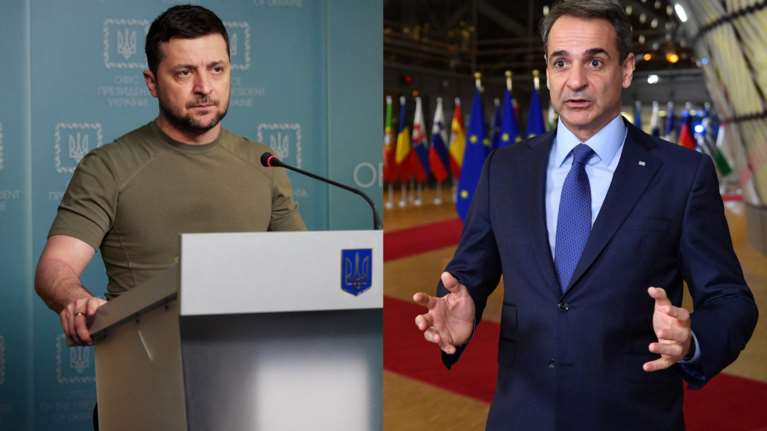 Ευχαριστώ Ζελένσκι στην Ελλάδα και τον Κυριάκο Μητσοτάκη για τη στήριξη στην Ουκρανία