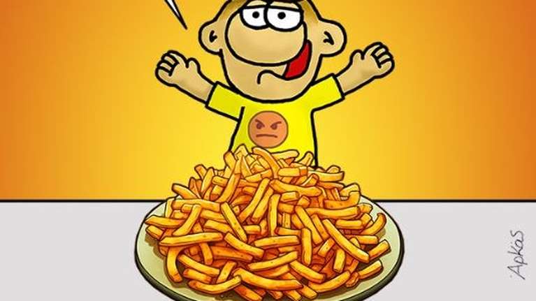 Αρκάς: Ο Θανασάκης, οι τηγανητές πατάτες και... το μότο της ζωής [εικόνα]