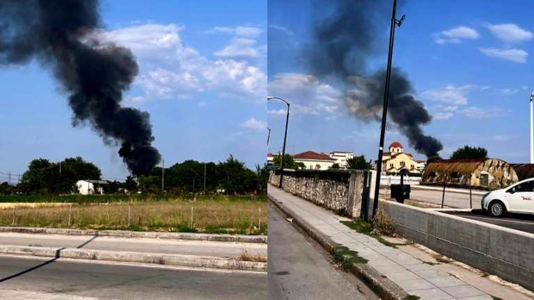 Συναγερμός στα Τρίκαλα: Εκρήξεις και τοξικός καπνός στον Βιολογικό- Καίγονται σκουπίδια από την κακοκαιρία Daniel- &quot;Κλείστε τα παράθυρα&quot;