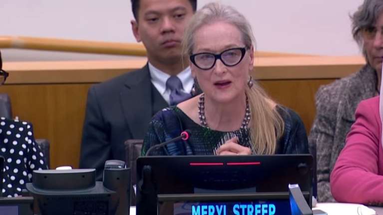 Συγκλονιστική η Μέριλ Στριπ στον ΟΗΕ: Ακόμα και ένας σκίουρος έχει πιο πολλά δικαιώματα από τα κορίτσια στο Αφγανιστάν