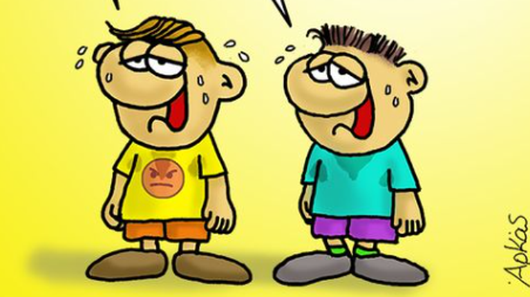 Αρκάς: Η &quot;καλημέρα&quot; του Θανασάκη με... καύσωνα [εικόνα]