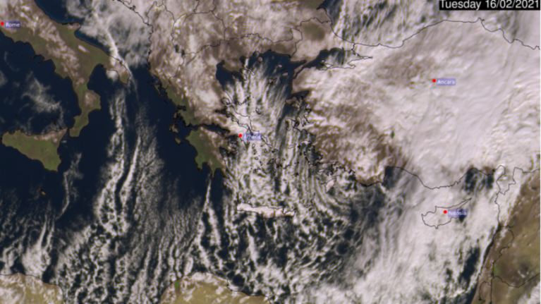 Ο Φεβρουάριος του 2021 από το διάστημα: Η &quot;Μήδεια&quot; και τα σπάνια φαινόμενα έντονης αφρικανικής σκόνης [βίντεο]
