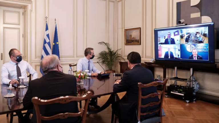 Ελληνικό: Σύσκεψη Μητσοτάκη με ΓΕΚ ΤΕΡΝΑ/Mohegan -  &quot;Επιτέλους&quot; είπε στα ελληνικά ο CEO στον πρωθυπουργό