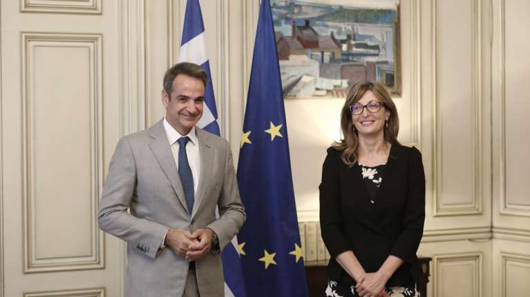 Συνάντηση Κ. Μητσοτάκη με την Αναπληρώτρια Πρωθυπουργό της Βουλγαρίας