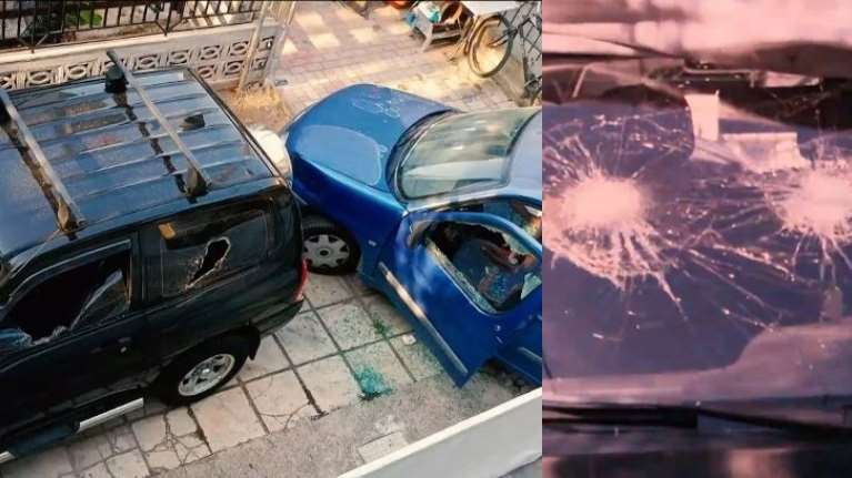 Θεσσαλονίκη: 50χρονος σε αμόκ έκανε γυαλιά–καρφιά με τσεκούρι το αυτοκίνητο των γειτόνων του και μπούκαρε στην πολυκατοικία