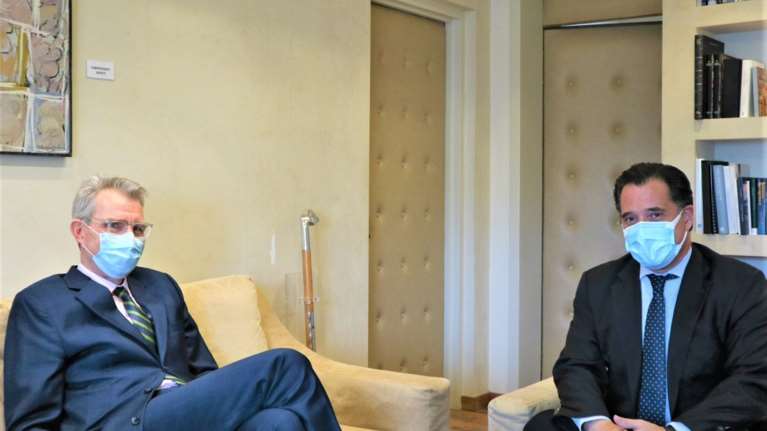 Γεωργιάδης - Πάιατ Συνάντηση για τις ελληνοαμερικανικές σχέσεις, με τη νέα κυβέρνηση των ΗΠΑ