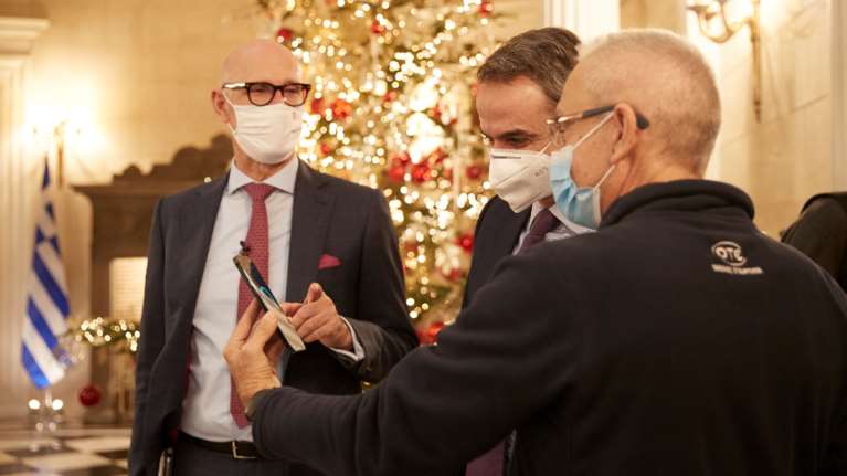 Πρώτη βιντεοκλήση με 5G στη χώρα - Μητσοτάκης: &quot;Έγινε πράξη σε μόλις ένα χρόνο&quot;