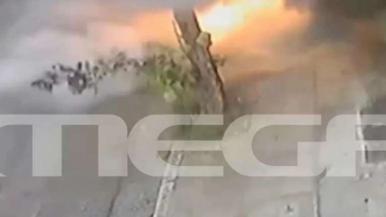 Βίντεο ντοκουμέντο από τη στιγμή της έκρηξης στη μασονική στοά στην Αχαρνών