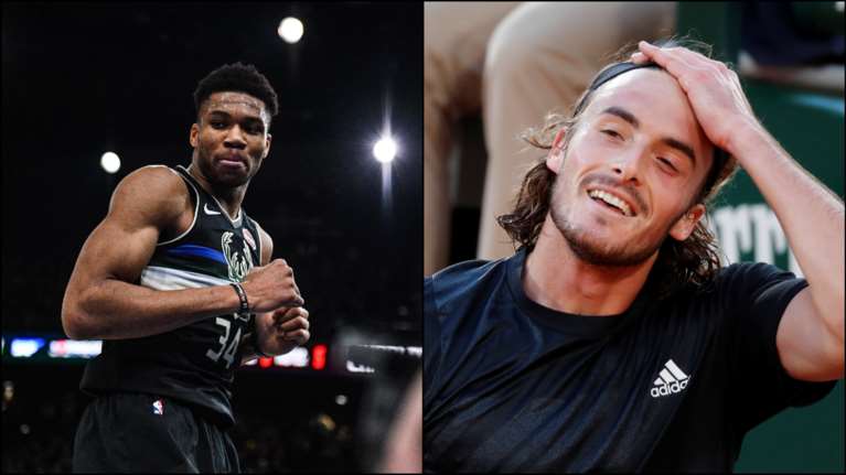 Το τρολάρισμα Τσιτσιπά στον Αντετοκούνμπο: "Πάντα μιλάς τόσο πολύ στην προπόνηση;"