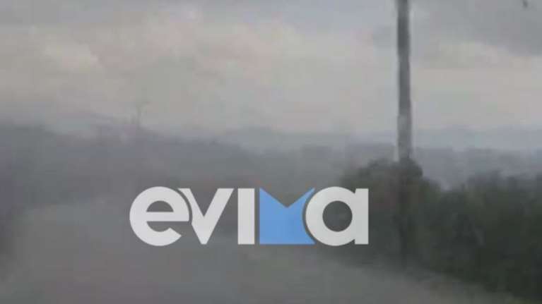 Σφοδρή χαλαζόπτωση στην κεντρική Εύβοια [εικόνες - βίντεο]