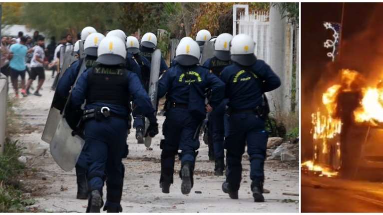 Μεγάλη αστυνομική επιχείρηση για τους Ρομά μετά τον εμπρησμό του λεωφορείου - Ψάχνουν μέσα σε σπίτια [βίντεο]