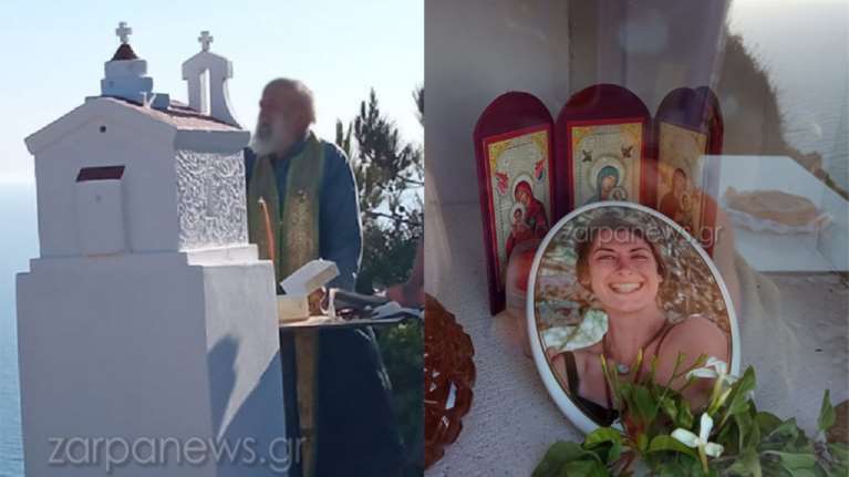 Γαύδος: Βουβός θρήνος στο μνημόσυνο της Κορίνας - Έχτισαν εκκλησάκι στην άκρη του γκρεμού [Εικόνες]