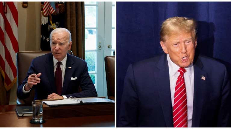 Προκαλεί ο Τραμπ: Αν δεν εκλεγώ, θα γίνει μακελειό - Αυτοσαρκάζεται ο Μπάιντεν: Έχετε δύο υποψήφιους: Έναν διανοητικά ακατάλληλο και… εμένα!