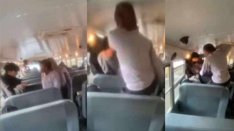 ΗΠΑ: Μητέρα γρονθοκόπησε τον νταή του παιδιού της μέσα στο σχολικό λεωφορείο - "Εσύ παρενοχλείς τον γιο μου;"