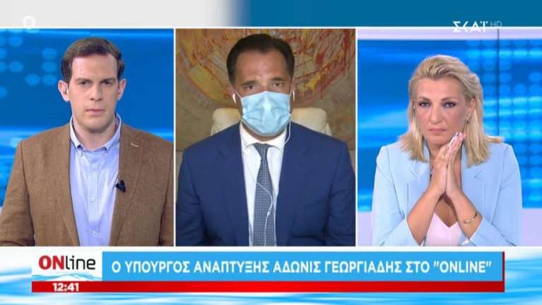 Άδωνις Γεωργιάδης: Γιατί βγήκε με μάσκα ακόμα και σε &quot;παράθυρο&quot; εκπομπής