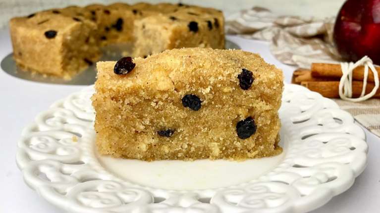 Τέλειο και υγιεινό γλυκό - Χαλβάς με μήλο και κανέλα, χωρίς ζάχαρη