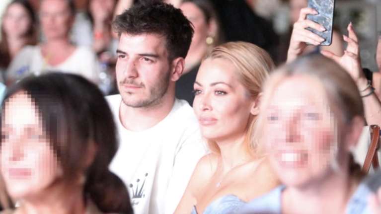 Ελένη Βουλγαράκη &amp; Φώτης Ιωαννίδης full in love σε σπάνια βραδινή έξοδο