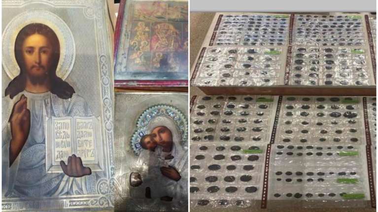 Φλώρινα: 67χρονη συνελήφθη για αρχαιοκαπηλία - Αρχαία νομίσματα, μεταβυζαντινές εικόνες και απολιθώματα στο σπίτι της