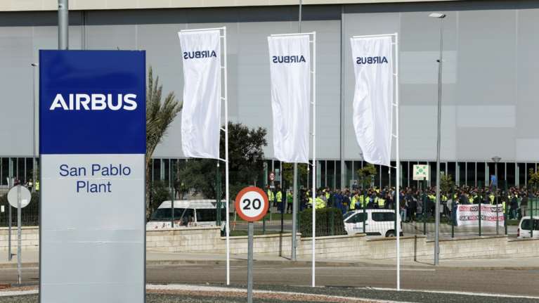 Ισπανία: Χιλιάδες εργαζόμενοι  στο δρόμο  για τις απολύσεις στην Airbus