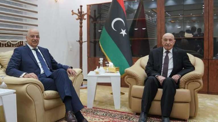 Δένδιας: Όλες οι ξένες δυνάμεις, ειδικά η Τουρκία, θα πρέπει να φύγουν από τη Λιβύη