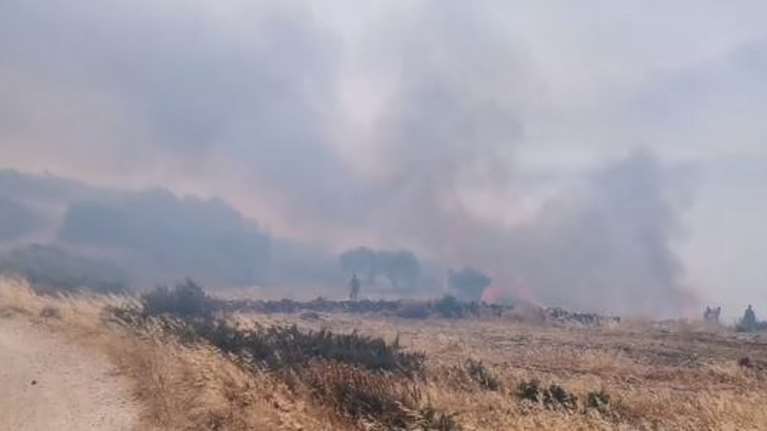 Συνεχίζεται η μάχη με τις φλόγες στην Πάρο: Ενισχύονται οι δυνάμεις από Πειραιά, Θεσσαλονίκη και Σάμο [Βίντεο]