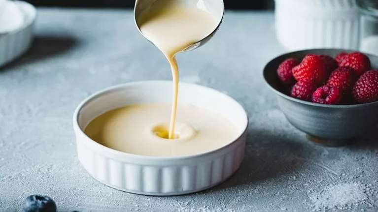 Κρέμα ζαχαροπλαστικής στην πιο υγιεινή εκδοχή της (χωρίς επεξεργασμένη ζάχαρη)