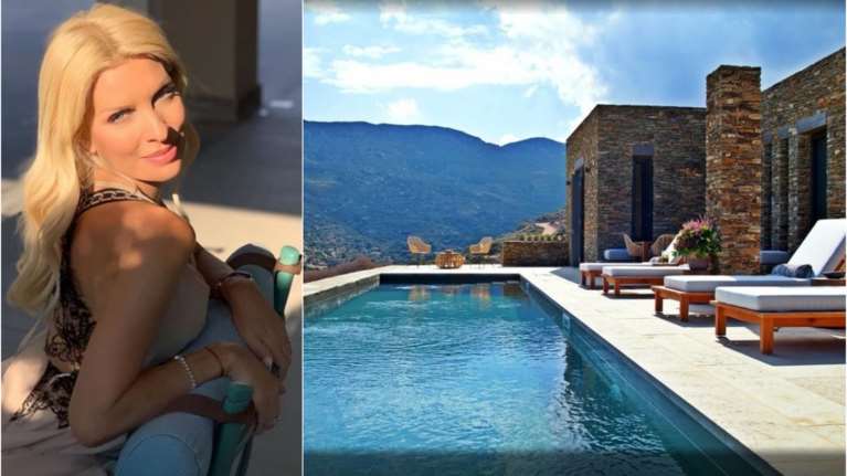 Προβλήματα στον.. παράδεισο της Ελένης Μενεγάκη: Η διπλή ατυχία με την εκπληκτική ξενοδοχειακή μονάδα της στην Άνδρο [Εικόνες]