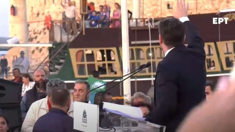 Εκλογές 2023- Ανδρουλάκης: Ιστιοφόρο διέκοψε την ομιλία του στο λιμάνι της Ρόδου- Η αντίδραση του προέδρου του ΠΑΣΟΚ