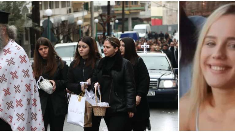 Σπαραγμός στα Γιαννιτσά για την Ιφιγένεια - Σε άσπρο φέρετρο η 23χρονη, καλαθάκια με κουφέτα κρατούν οι φίλες της