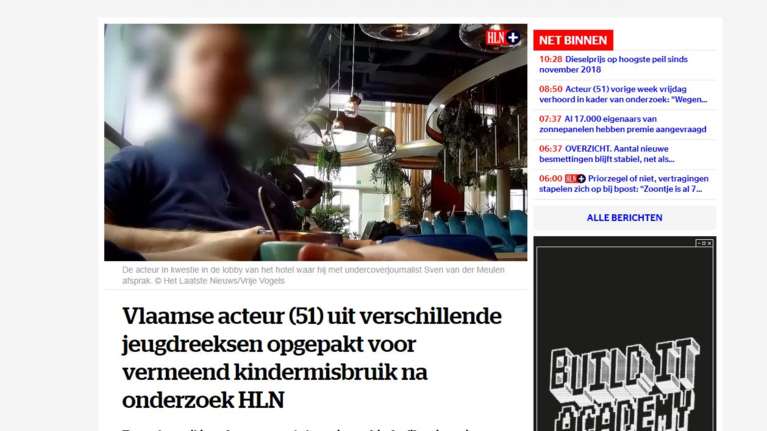 Βέλγιο: Συνελήφθη ηθοποιός για κακοποίηση ανηλίκων - Έχει εμφανιστεί σε παιδικά προγράμματα