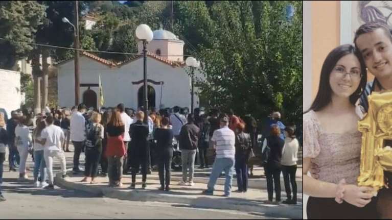 Τραγωδία στη Σάμο: Ντυμένοι στα λευκά οι συμμαθητές της Κλαίρης στο τελευταίο αντίο [Εικόνες - Βίντεο]