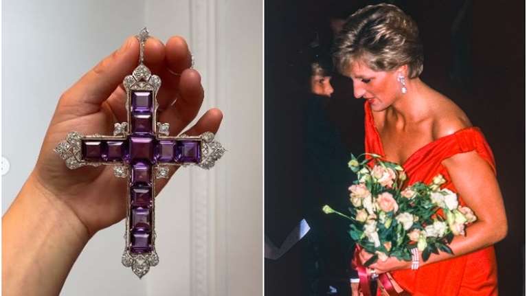 Πώς η Κιμ Καρντάσιαν απέκτησε τον διάσημο διαμαντένιο σταυρό της Νταϊάνα - Εναντι 200.000 ευρώ [εικόνες]