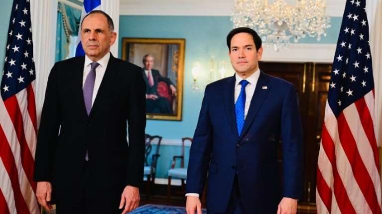 Γεραπετρίτης μετά τη συνάντηση με Ρούμπιο: Η Ευρώπη παραμένει πιστή σε μια δίκαιη και βιώσιμη λύση για τον ουκρανικό λαό