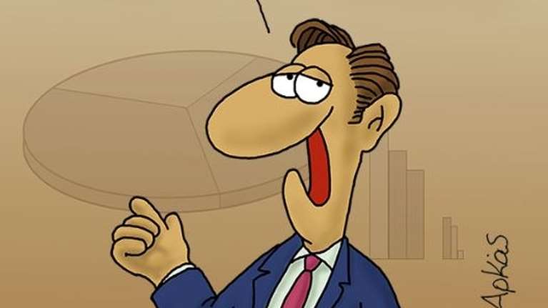 Το καυστικό σκίτσο του Αρκά για τις εκλογές και... την εγκυρότητα των δημοσκοπήσεων [εικόνα]