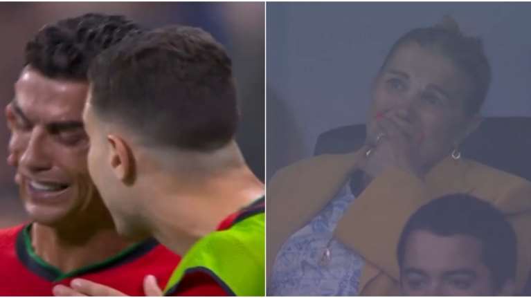 Euro 2024: Πλάνταξε στο κλάμα ο Ρονάλντο μετά το χαμένο πέναλτι - &quot;Λύγισε&quot; και η μητέρα του μόλις τον είδε [βίντεο]