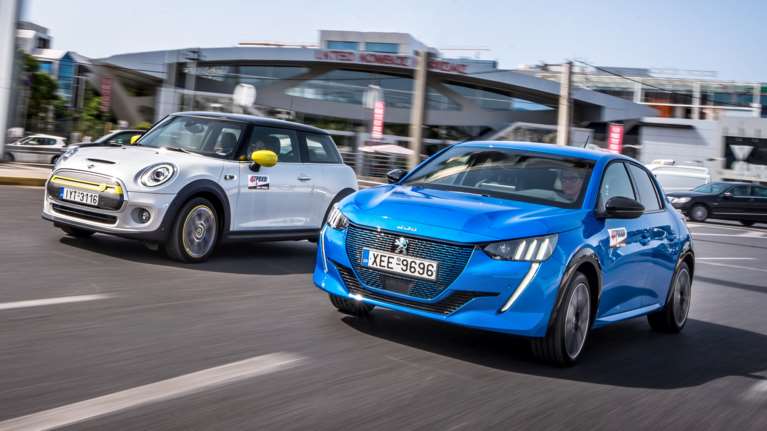 Συγκρίνουμε: Μini Cooper SE - Peugeot e-208